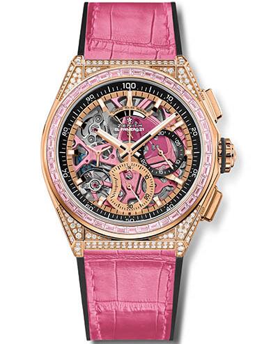 Replica Zenith Watch Zenith Defy El Primero 21 Pink Edition 22.9004.9004/73.R598